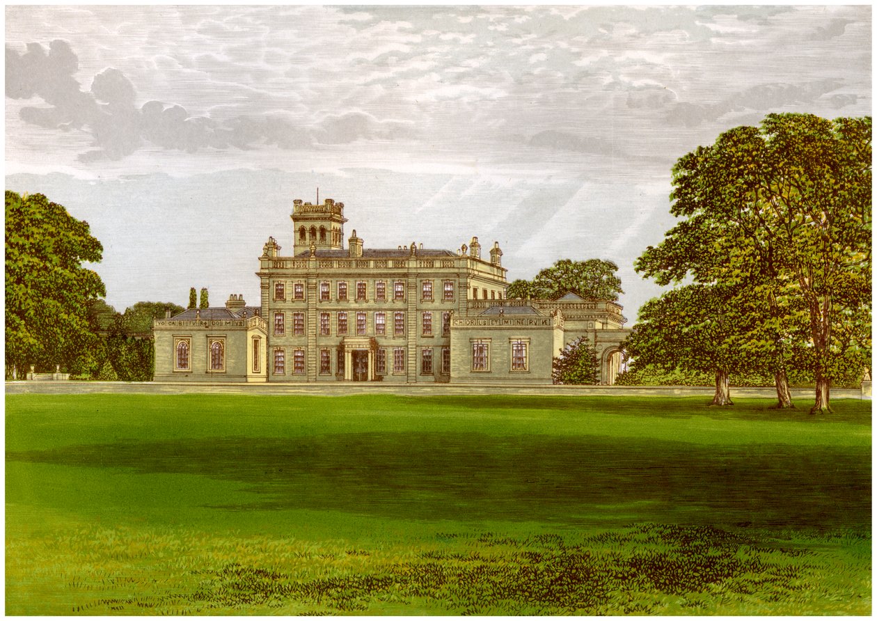 德比郡洛克公园（Doory-Lowe family）的家，德比郡洛克公园（c1880） 作者 不明