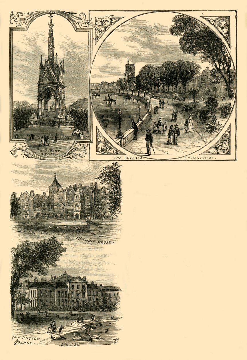 伦敦。西部郊区，c1876年。 作者 不明