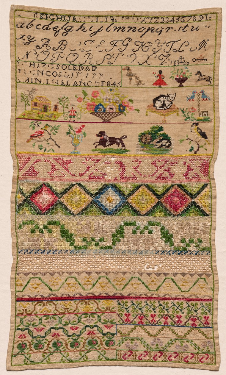 长采样器，1845年。 作者 不明