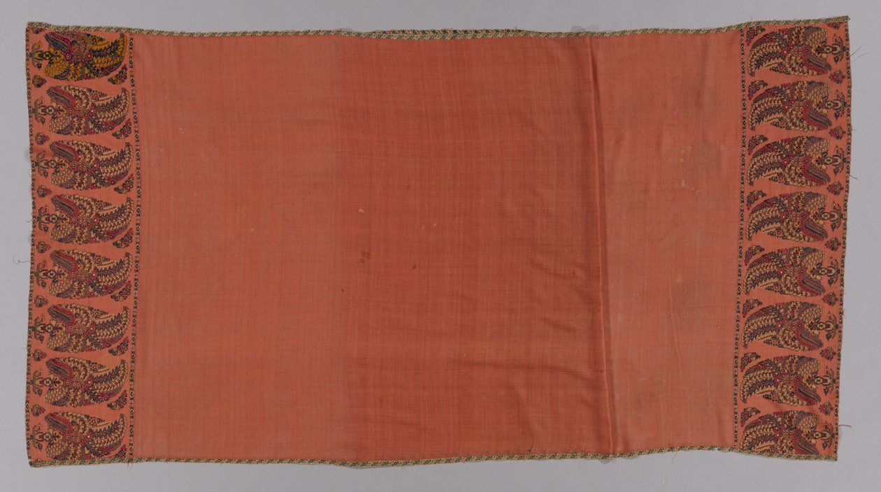 长披肩，1785-1800年。 作者 不明