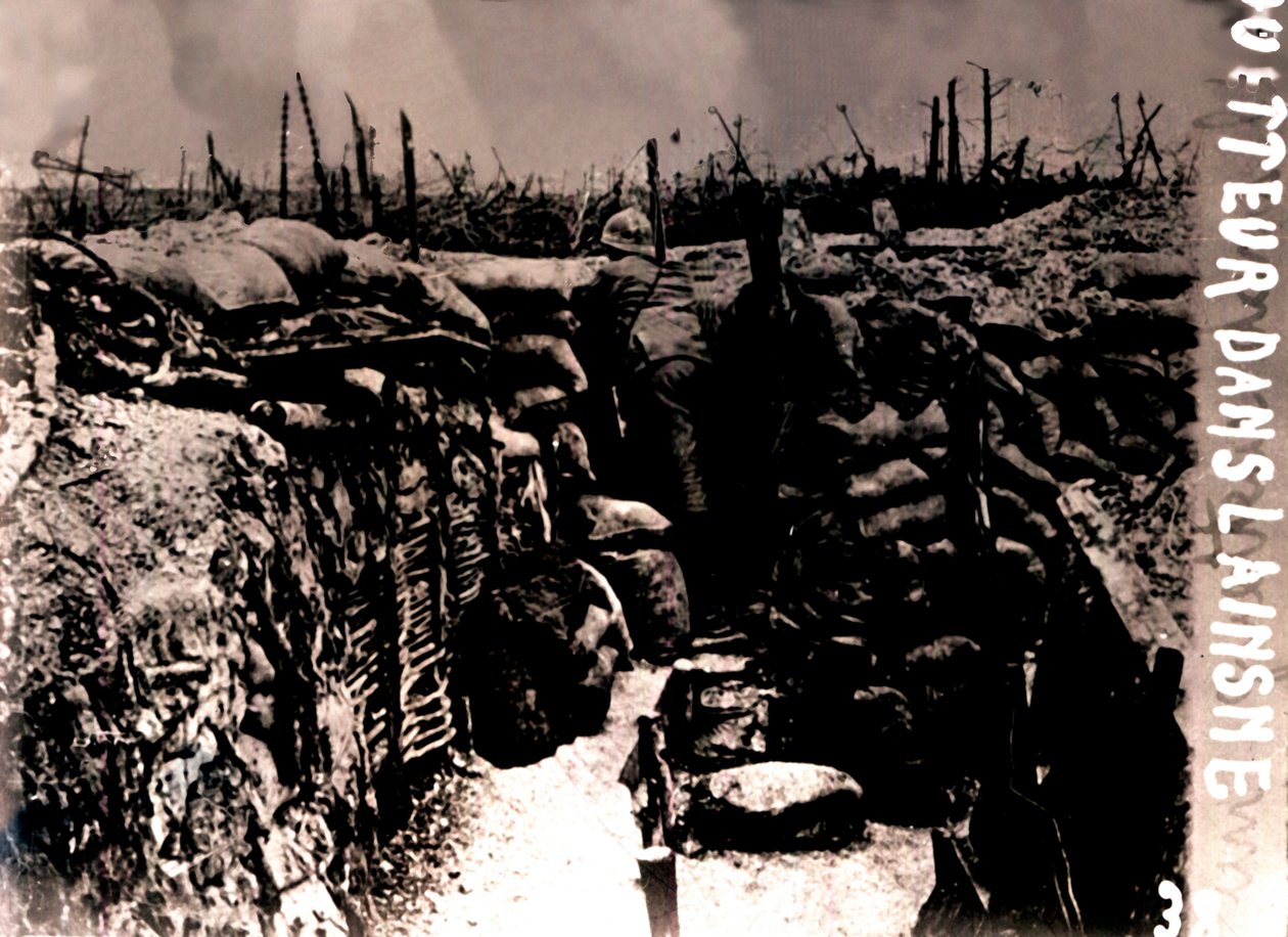 监视哨所，法国，c1914-c1918 作者 不明