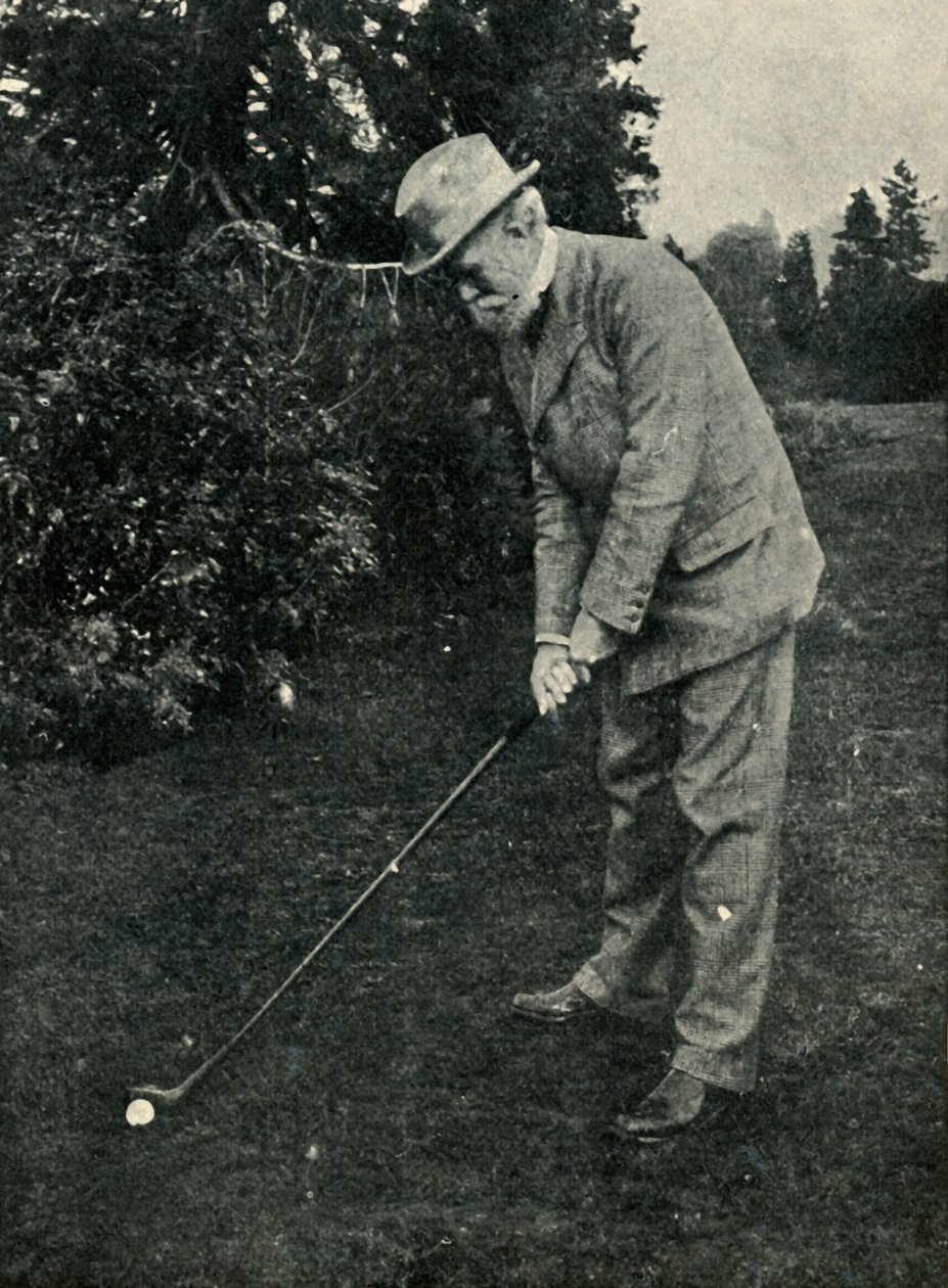 艾弗伯里勋爵（Lord Avebury）最近参加高尔夫运动，1901年。 作者 不明