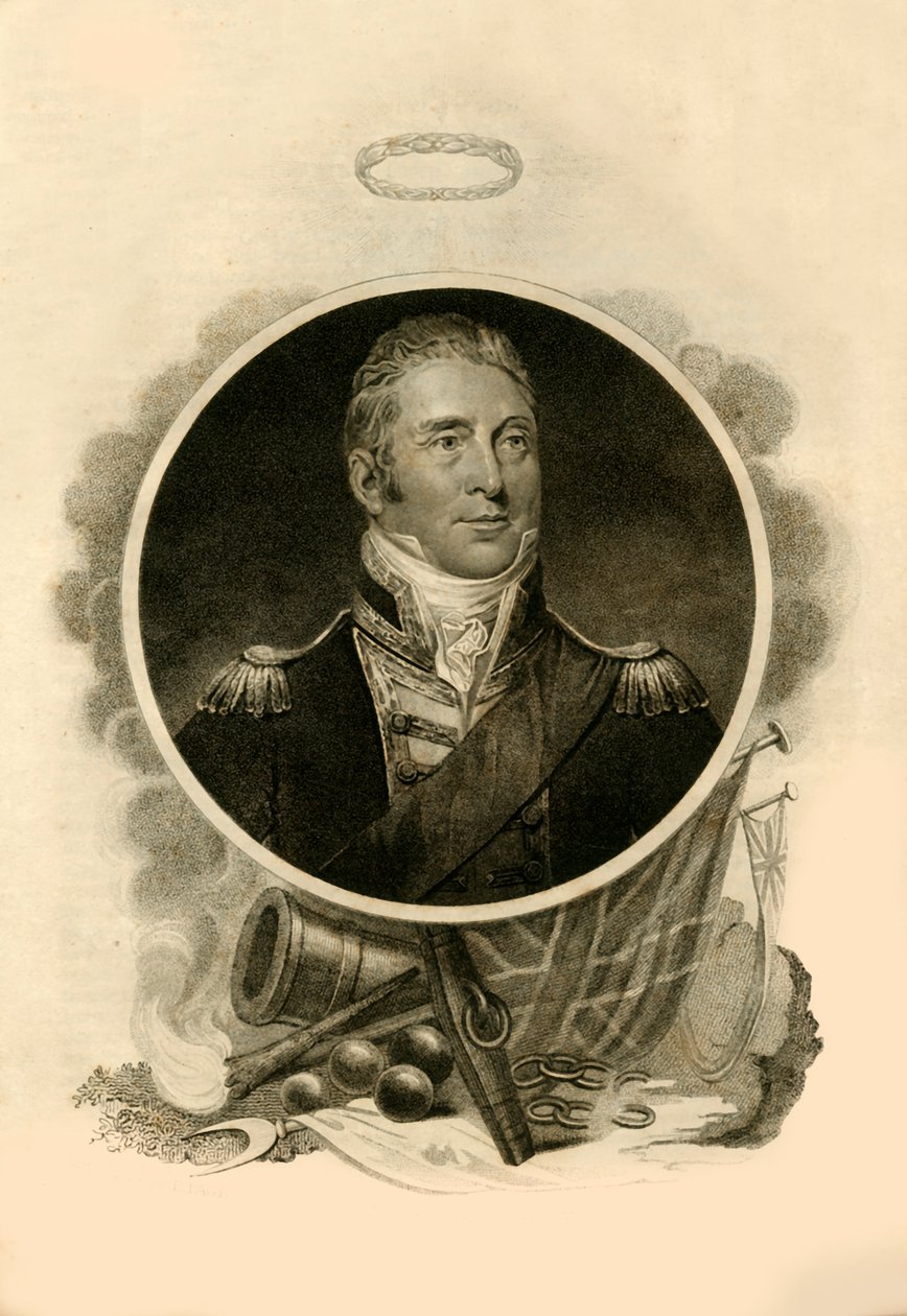 埃克斯茅斯勋爵（Lord Exmouth），1756-1833年，1816年。 作者 不明