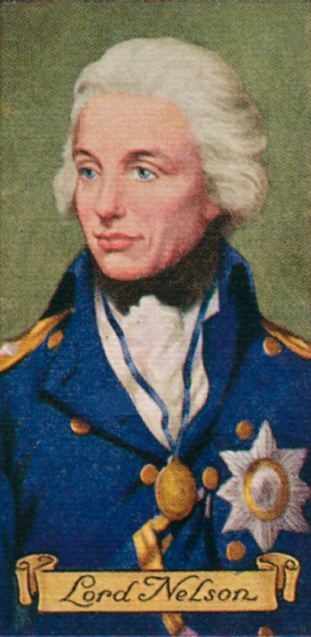 纳尔逊勋爵（Lord Nelson），摘自一系列香烟卡，1935年 作者 不明