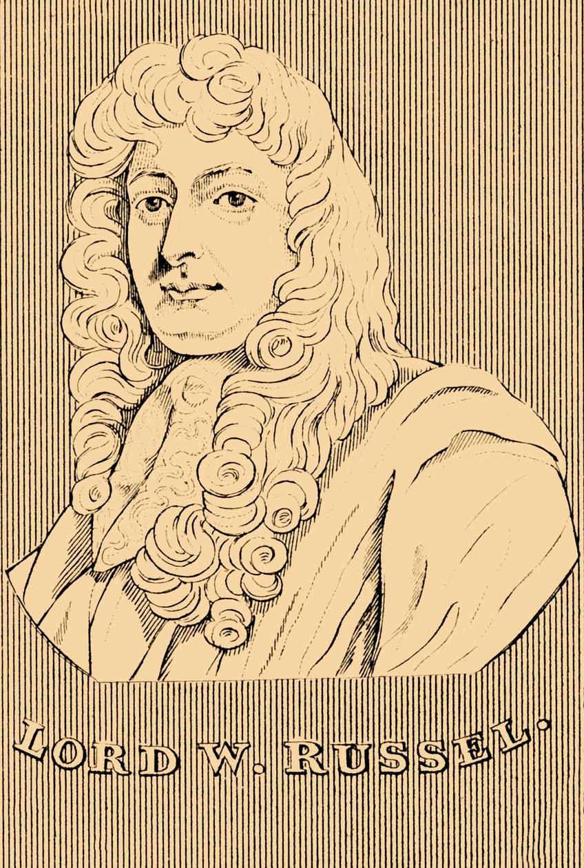 罗素勋爵（Lord W.Russel），1639年至1683年，1830年。 作者 不明
