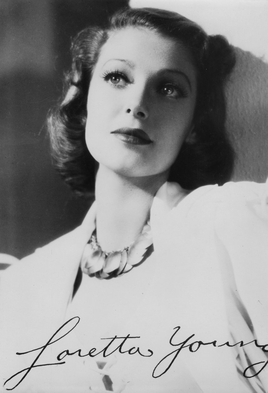 洛雷塔·杨（Loretta Young）1913-2000，美国女演员，C1930年代 作者 不明