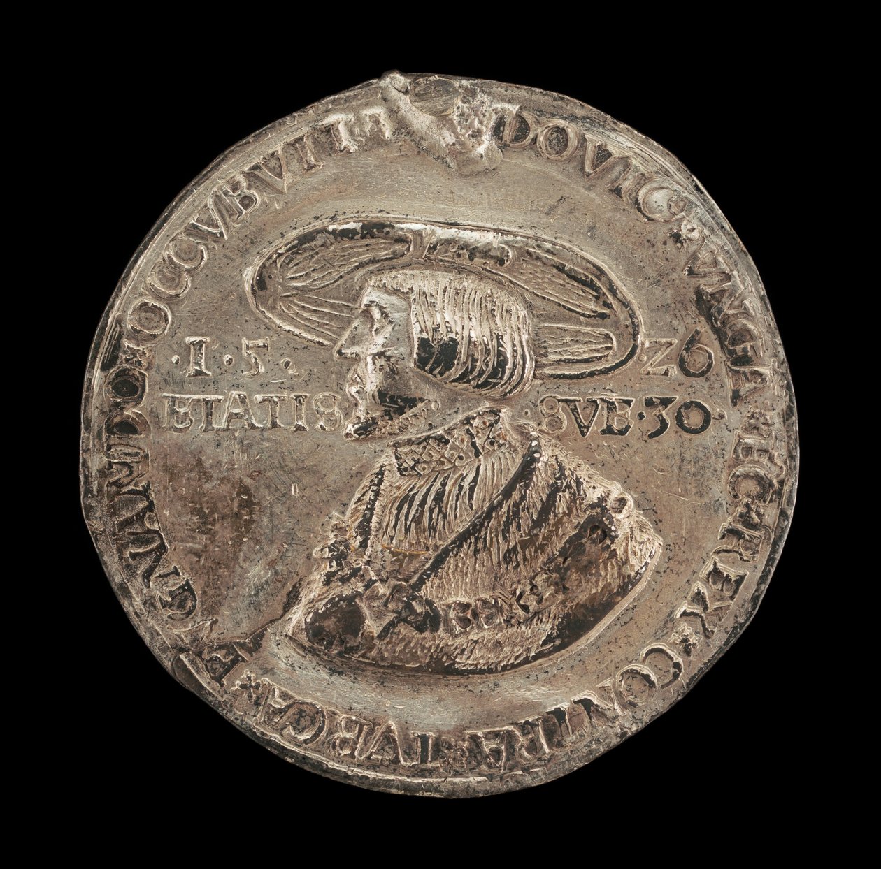 路易二世，1506-1526，匈牙利和波西米亚国王1516年[正面]，1526年。 作者 不明