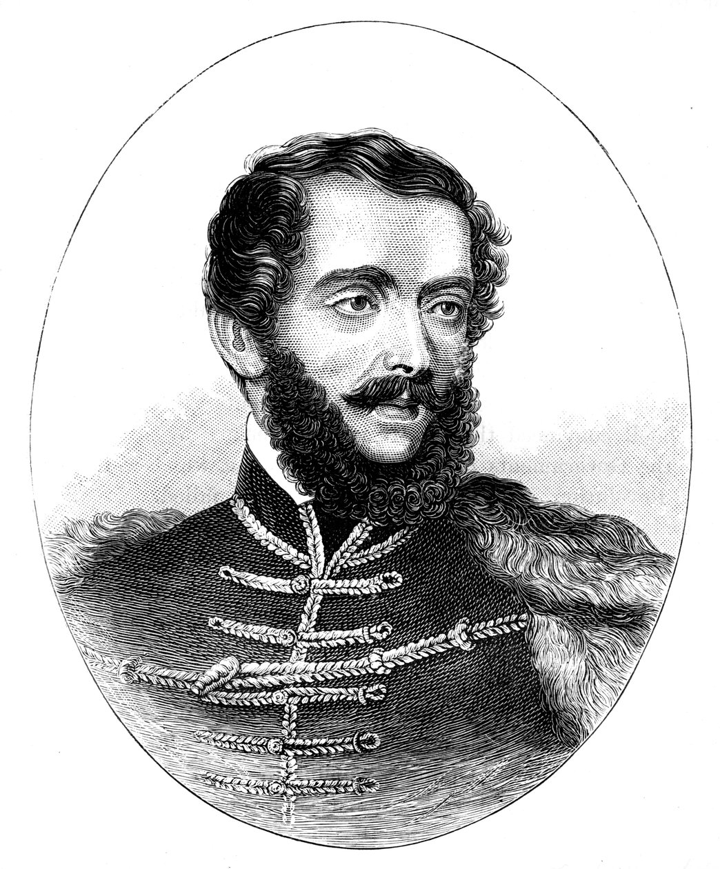 路易斯·科苏特（Louis Kossuth），匈牙利律师，政治家兼摄政主席，1850年 作者 不明