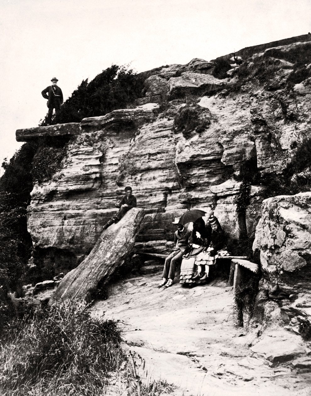 恋人座位，Fairlight，Hastings，苏塞克斯，c1900 作者 不明