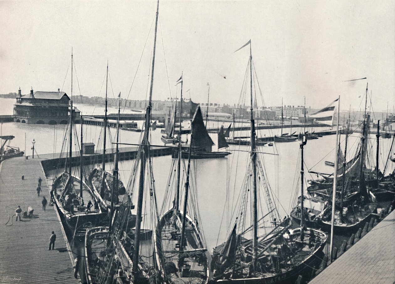 洛斯托夫特-港口与游行，1895年 作者 不明