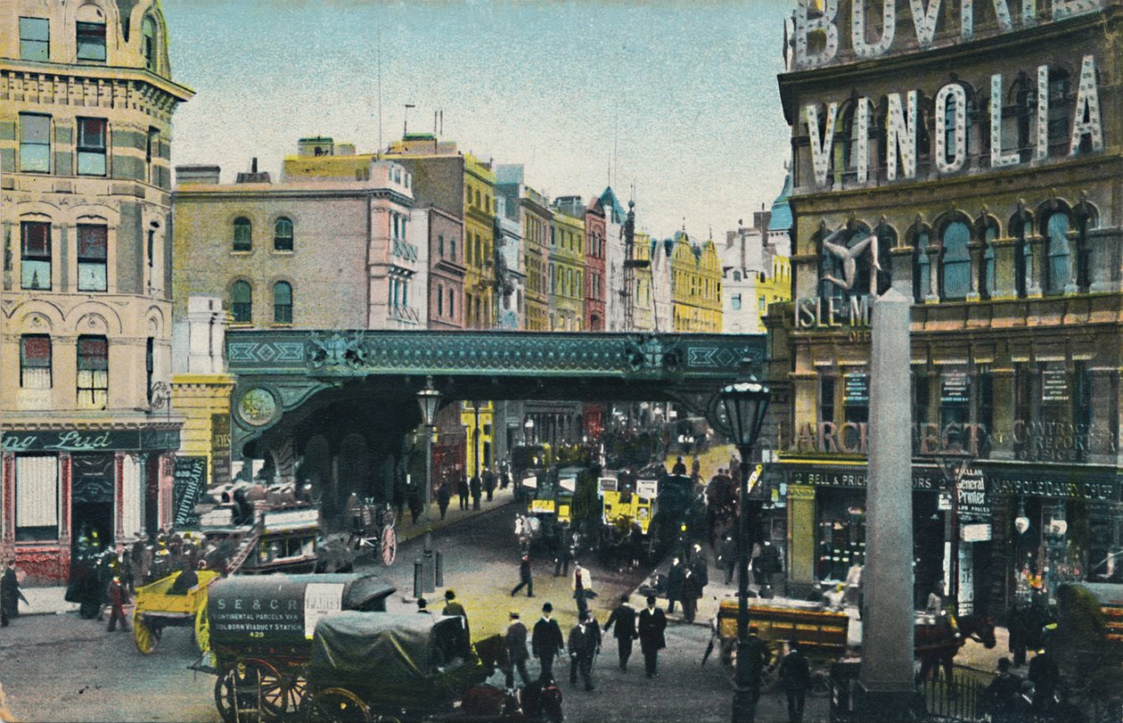 拉德盖特山（Ludgate Hill），伦敦，1904年。 作者 不明