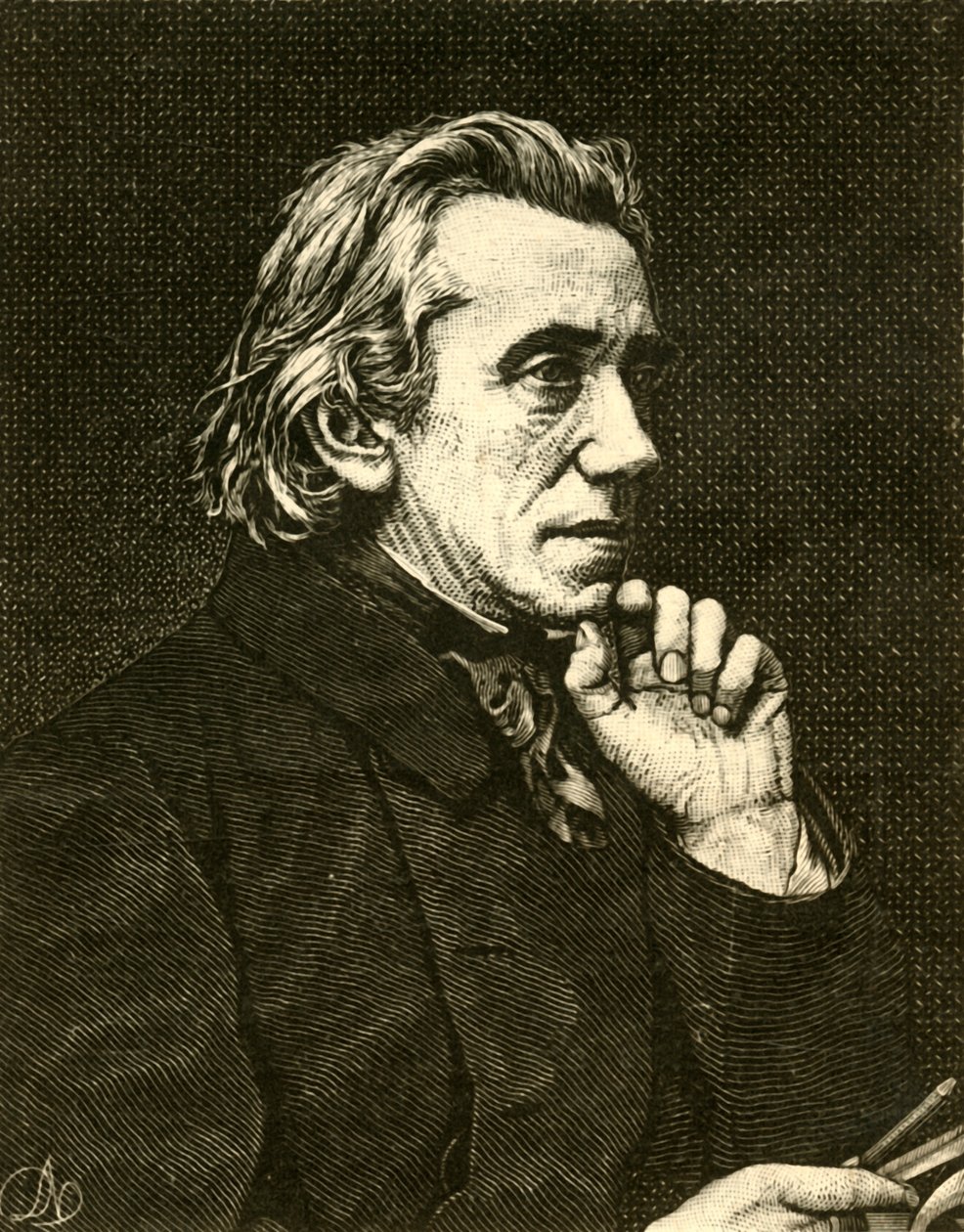 路德维希·里希特（Ludwig Richter），1881年。 作者 不明