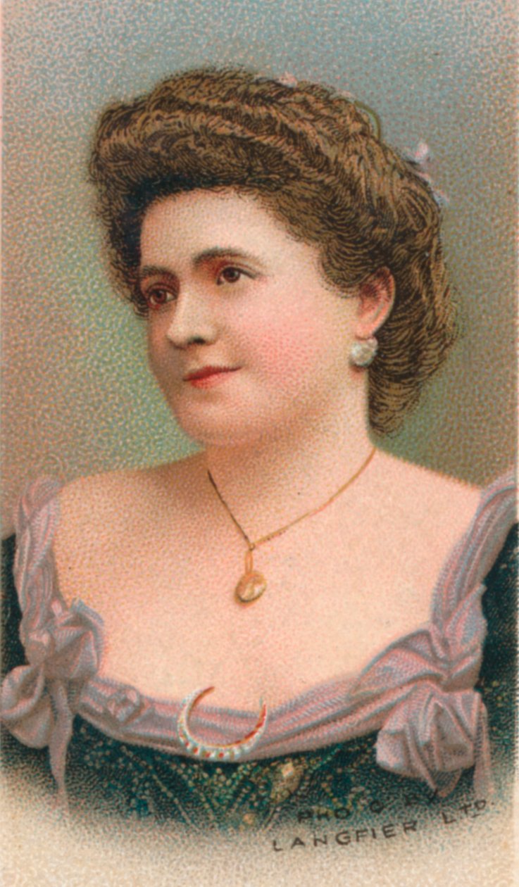 路易莎·特特拉佐尼（Luisa Tetrazzini）1871-1940，意大利女高音演奏家，1911年 作者 不明