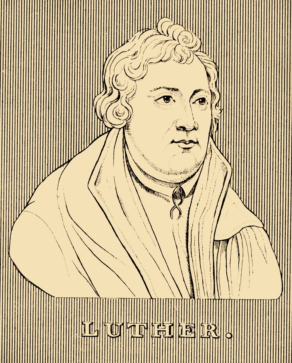 路德（Luther），1483-1546，1830年。 作者 不明