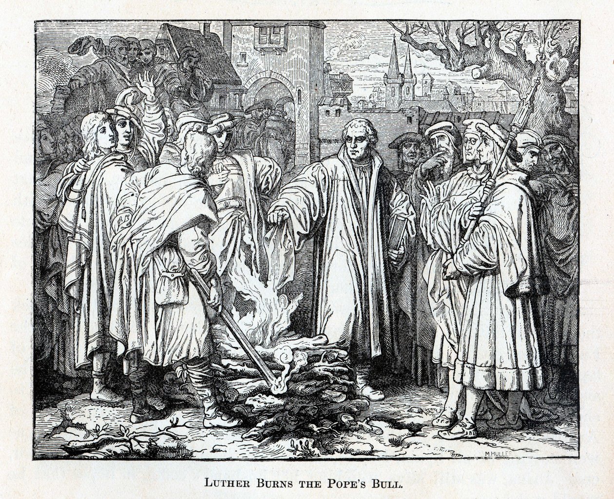 路德·伯恩斯（Luther Burns）教皇公牛，1882年 作者 不明