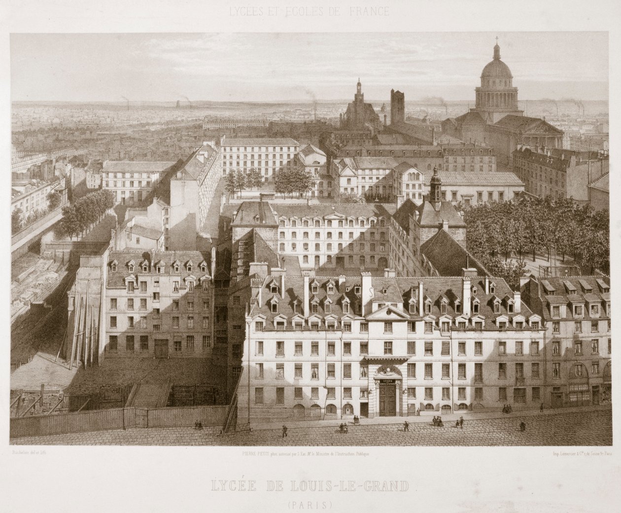 吕塞·路易·勒·格兰大酒店（Lycee de Louis-le-Grand），巴黎，1867年 作者 不明