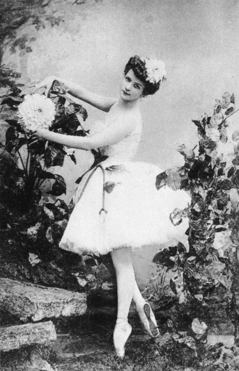 俄国芭蕾舞女演员柳博夫·叶戈罗娃（Lyubov Yegorova），1905年 作者 不明