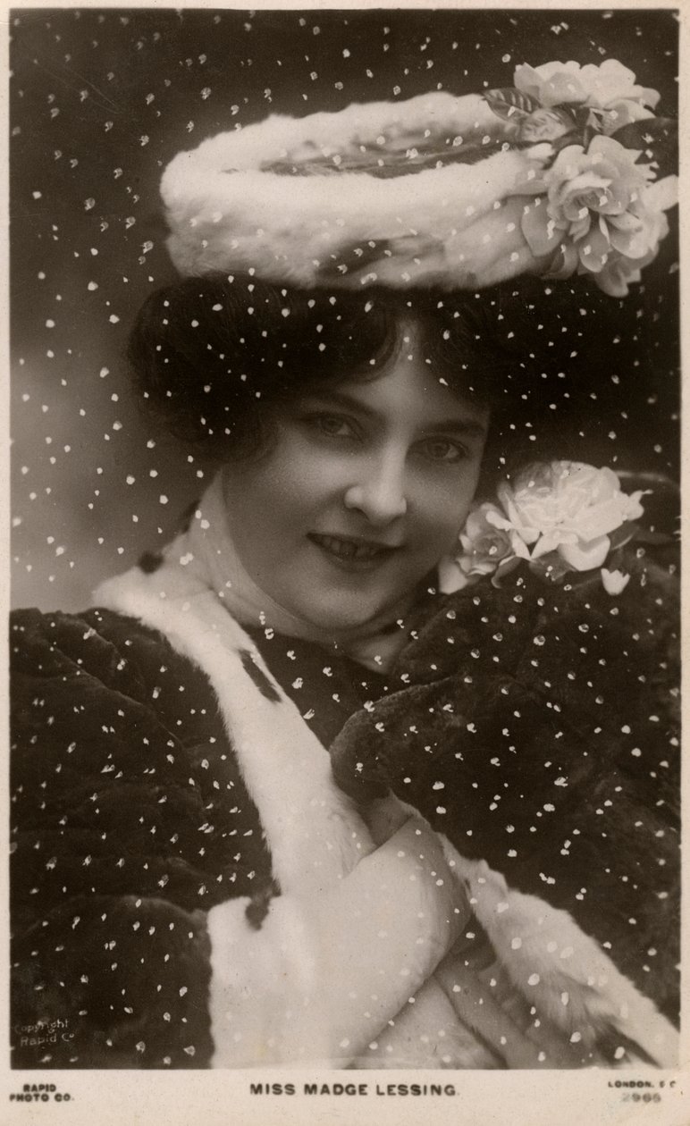 Madge Lessing，德国女演员，c1906 作者 不明