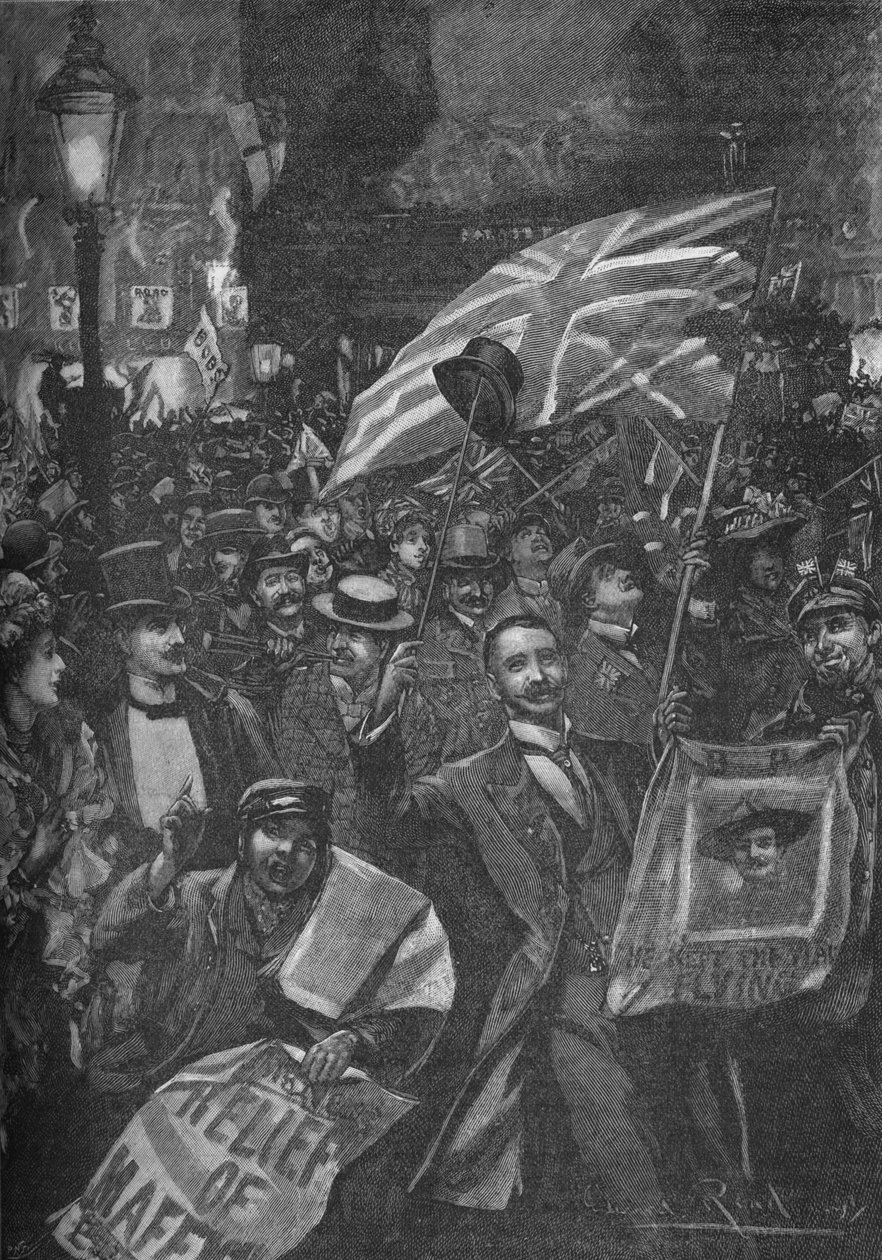 1900年至1906年在伦敦做假的夜晚。 作者 不明
