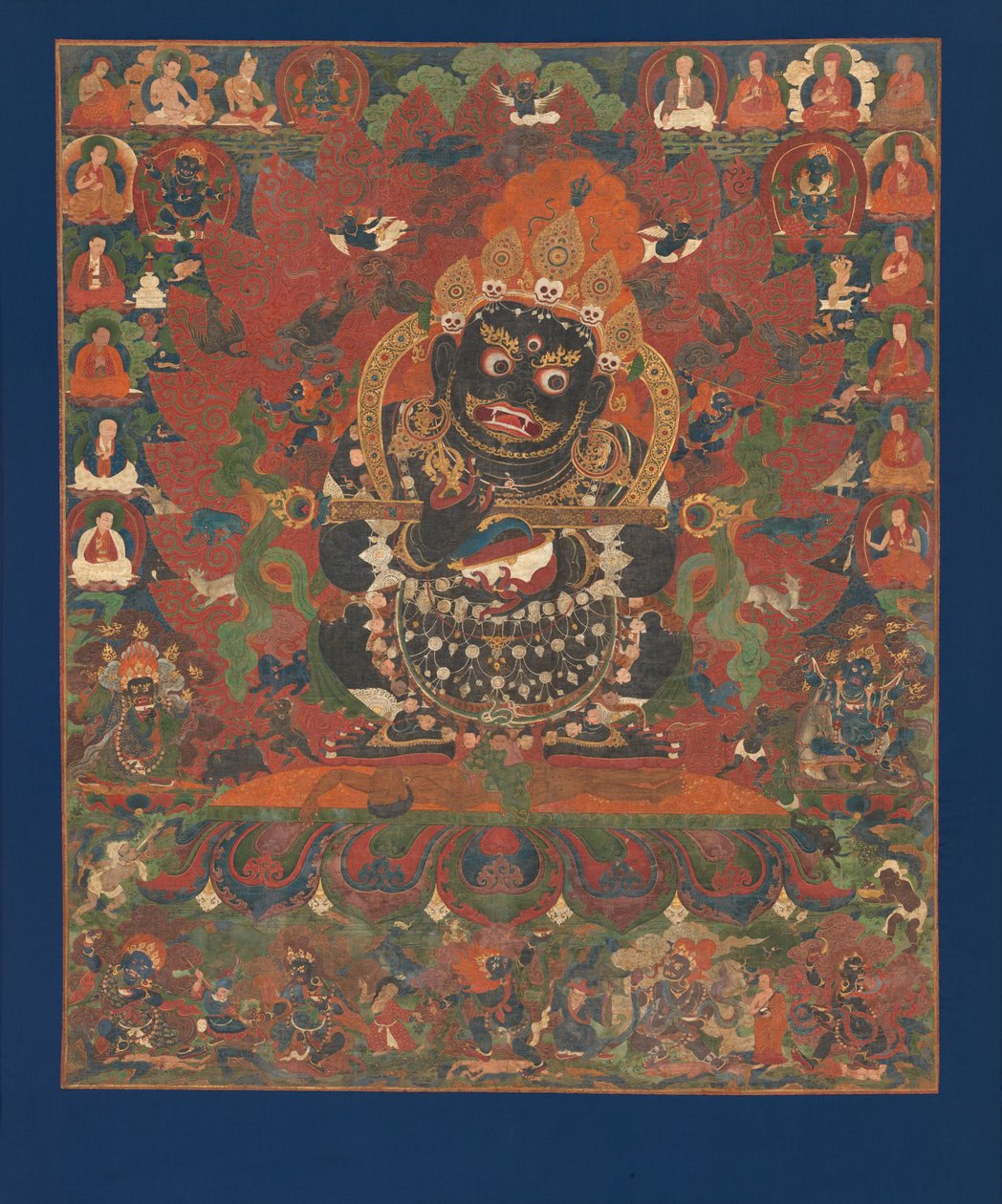 马哈卡拉，帐篷的保护者，约1500年。 作者 不明