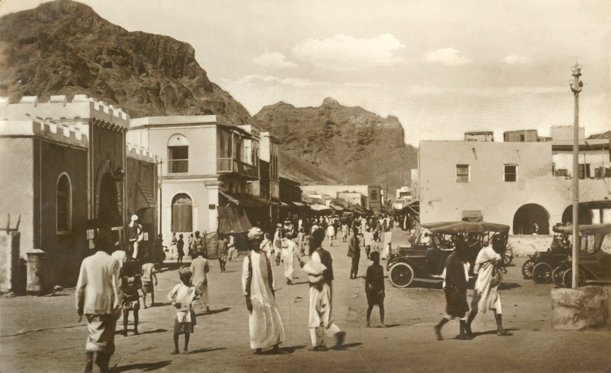 主街，亚丁火山口，c1918-c1939。 作者 不明