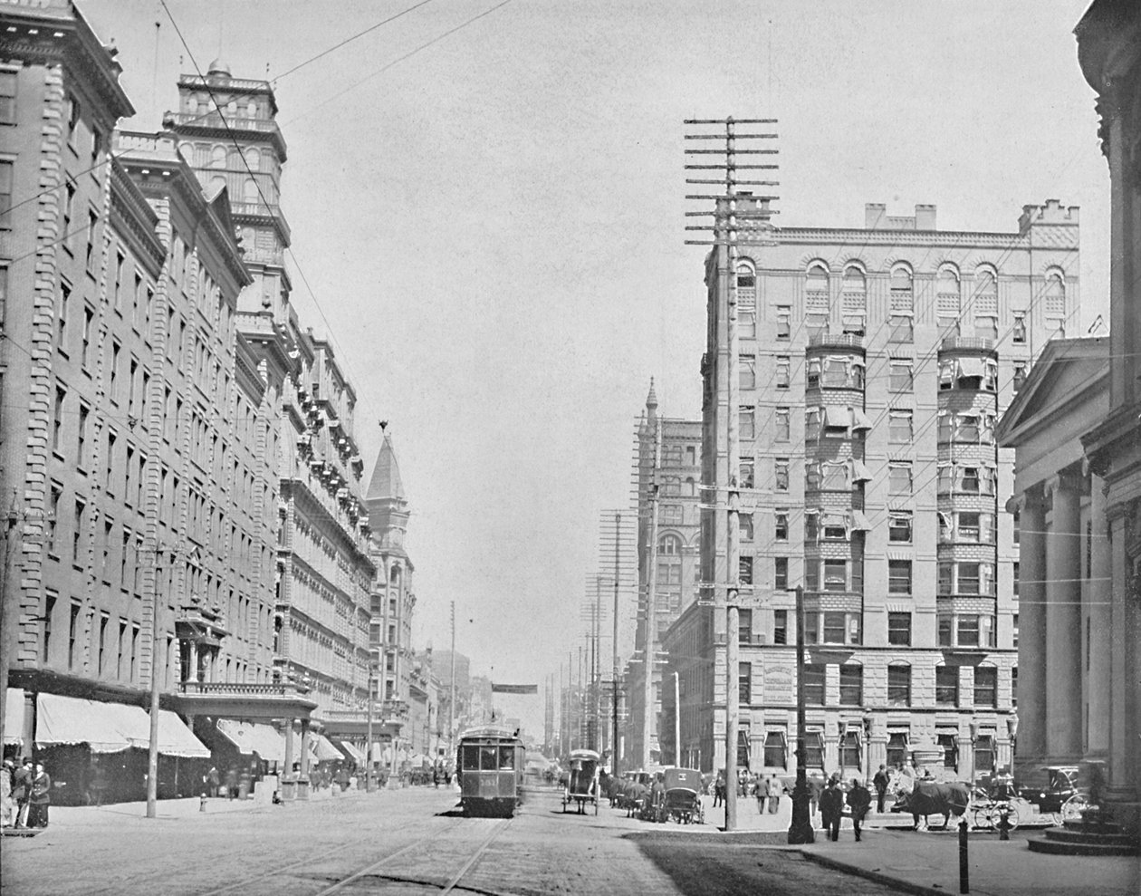 纽约，罗彻斯特，大街，约建于1897年。 作者 不明