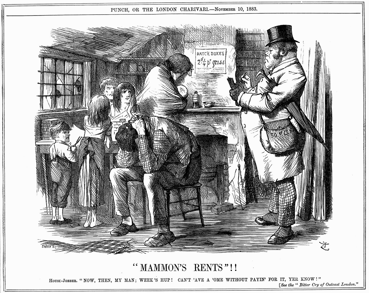 Mammons Rents，1883年 作者 不明
