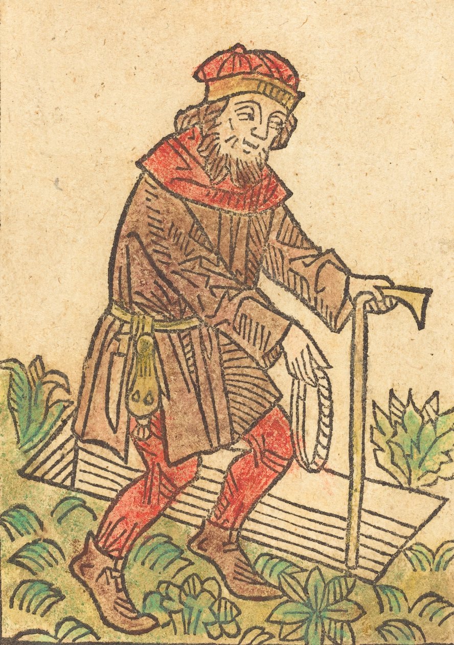 走向坟墓的人，约1495年。 作者 不明