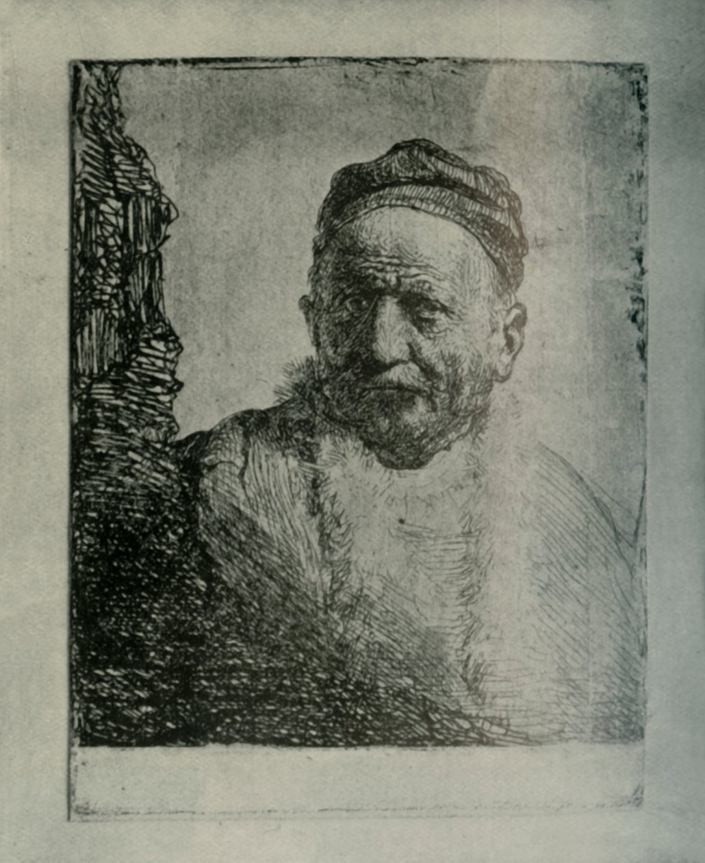 戴顶帽子的男人：萧条艺术家之父，1630年，1906年。 作者 不明