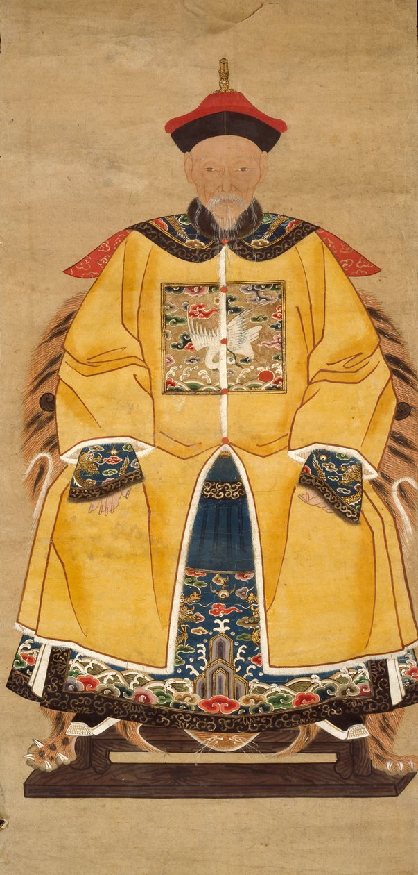 身着六品官服的男子，19世纪 作者 不明