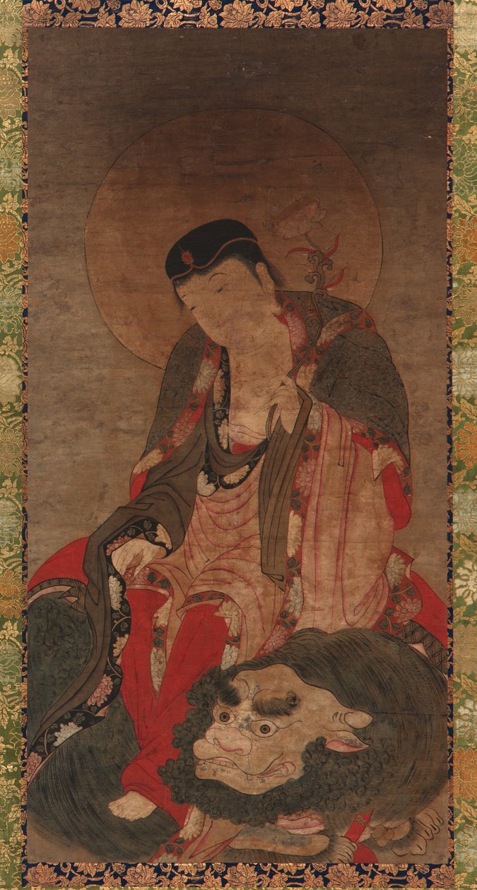 文殊菩萨，元或明朝，1279-1644年。 作者 不明
