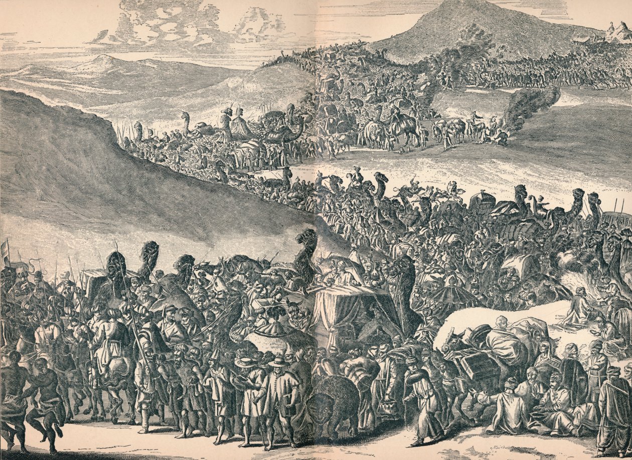 曼萨·穆萨（Mansa Musa）通往麦加的路上，c1670，1903年 作者 不明