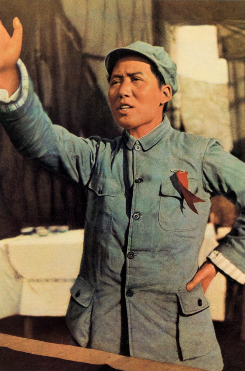 毛泽东，中国共产党革命家和领导人，c1920s-c1940s 作者 不明