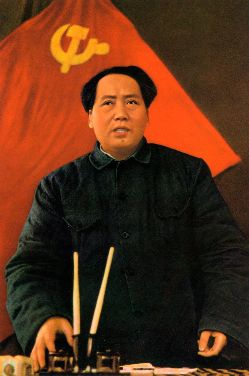 毛泽东，中国共产党革命家和领导人，c1950s-c1960s 作者 不明