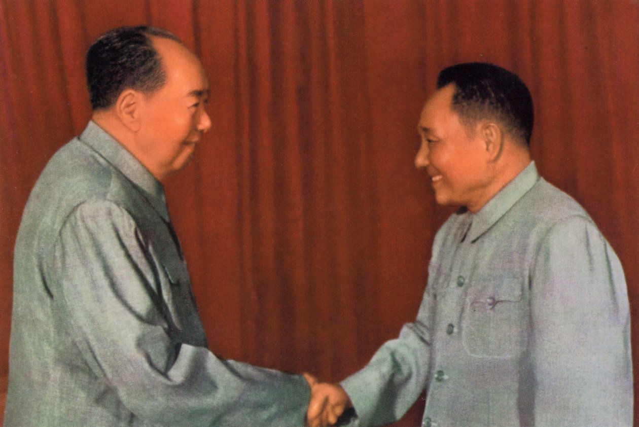 Mao Zedong and Deng Xiaoping, Chinese Communist leaders, c1960s 作者 不明