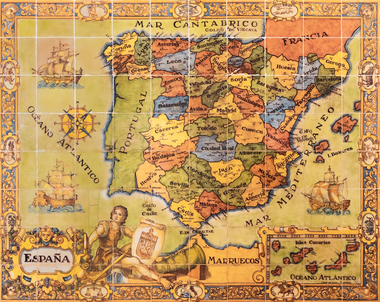 Map of Spain, Segovia, Spain, 2017 (photo) 作者 不明
