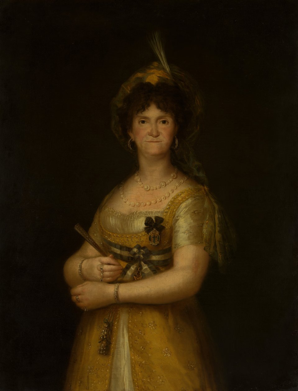 西班牙女王帕尔马1751-1819年的玛丽亚·路易莎（MaríaLuisa）。 作者 不明