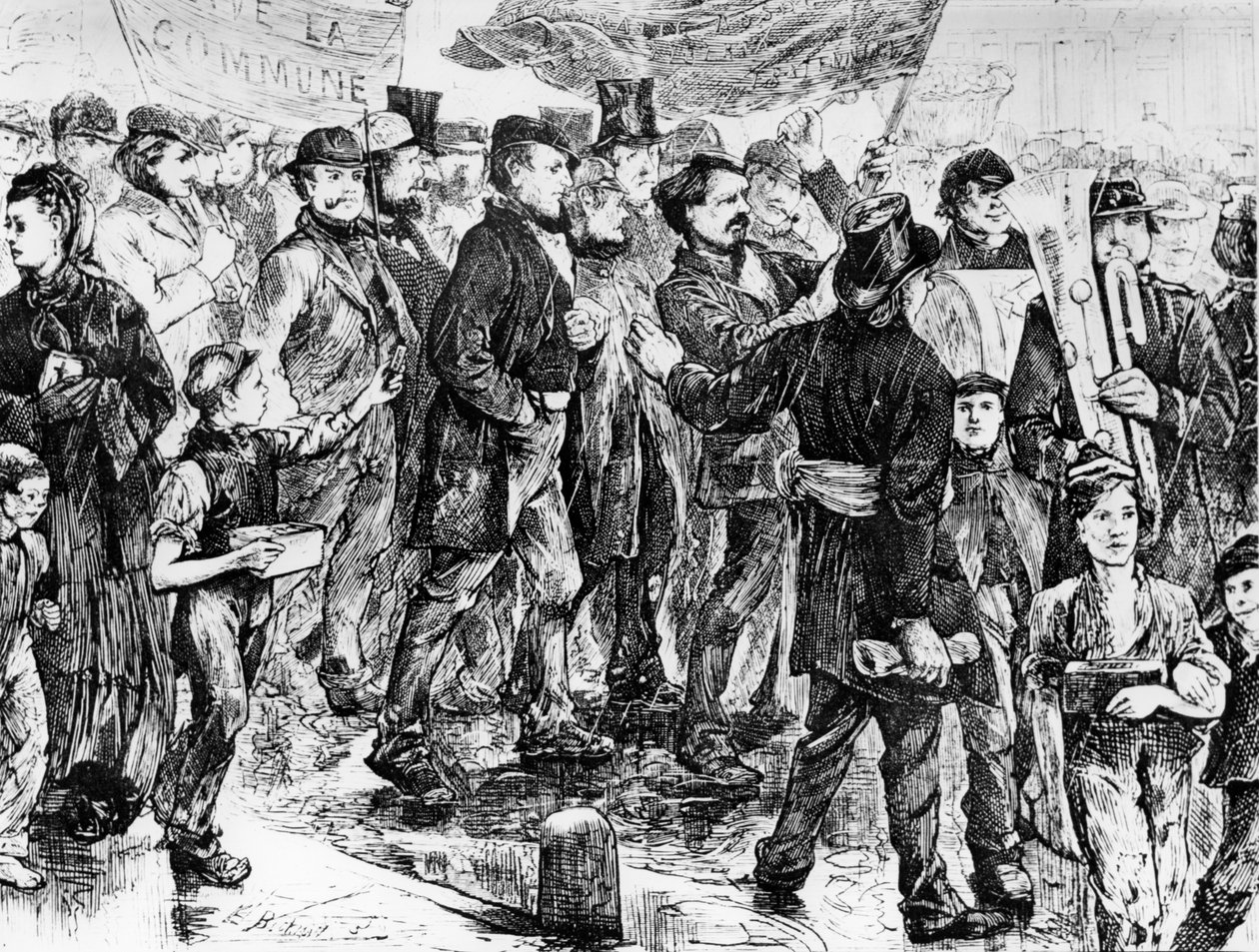 3月赞成公社，1871年巴黎公社 作者 不明