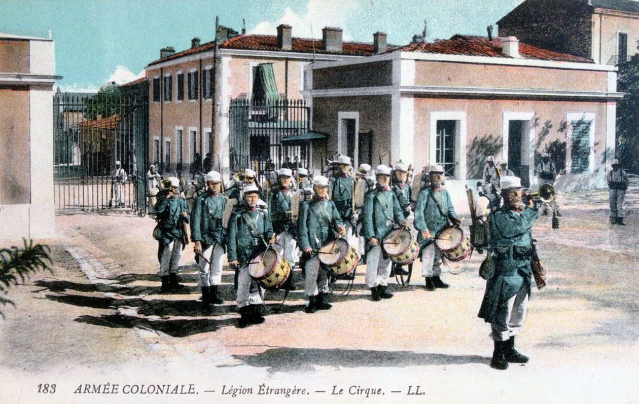 法国外国军团行军乐队，c1910 作者 不明