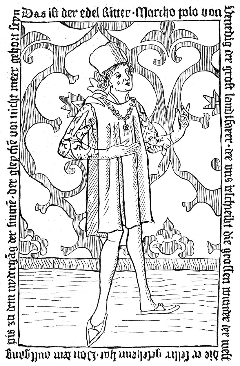 马可波罗，中世纪威尼斯商人和旅行者 作者 不明