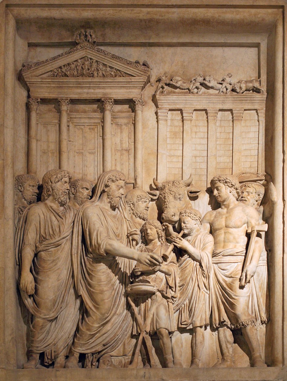 马库斯·奥雷留斯（Marcus Aurelius）和皇室成员为在战胜日耳曼部落（约176-182）方面的成功表示感谢 作者 不明