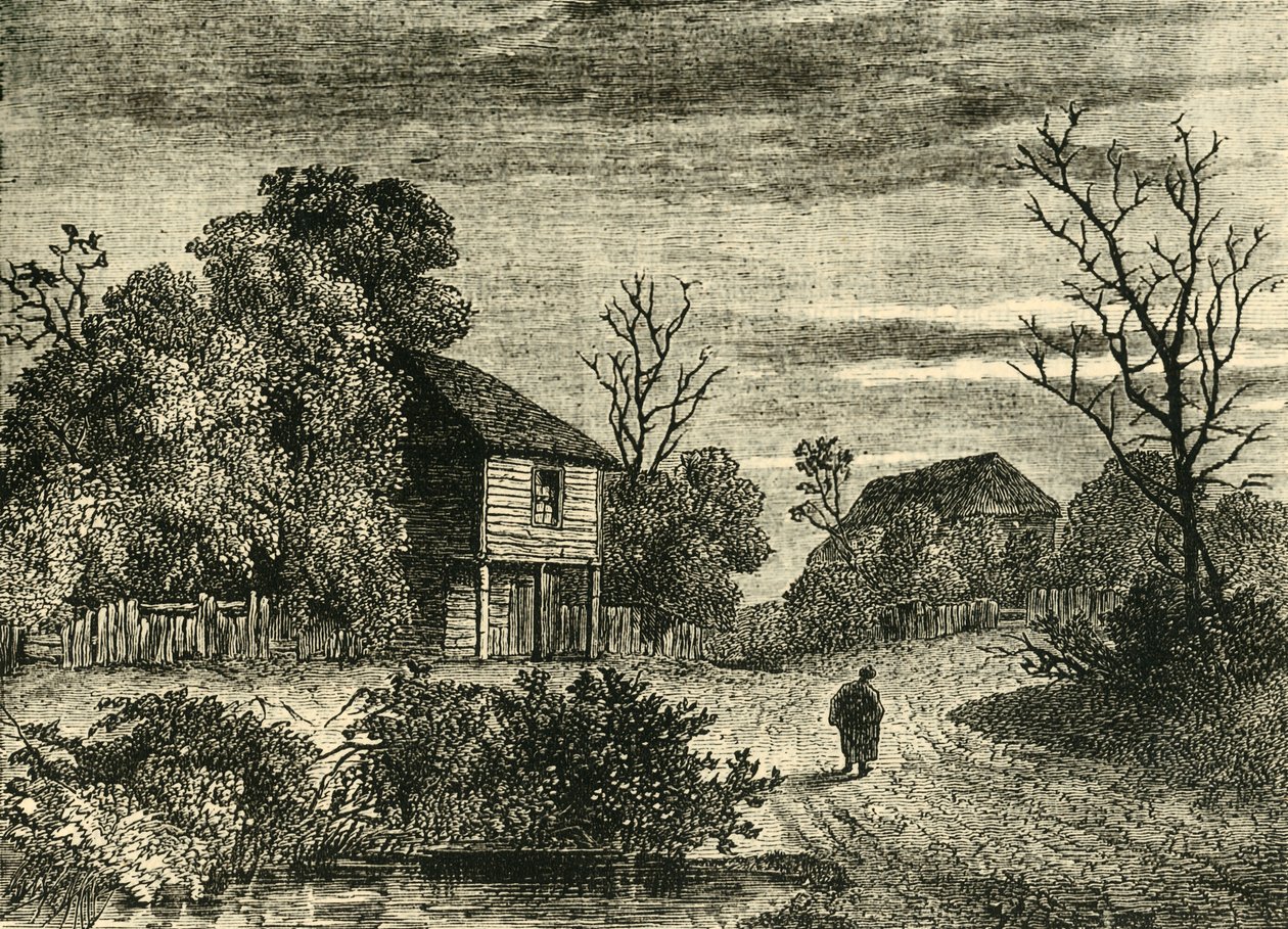 玛格丽特·芬奇斯小屋（Margaret Finchs Cottage），1808年在诺伍德，c1878年。 作者 不明