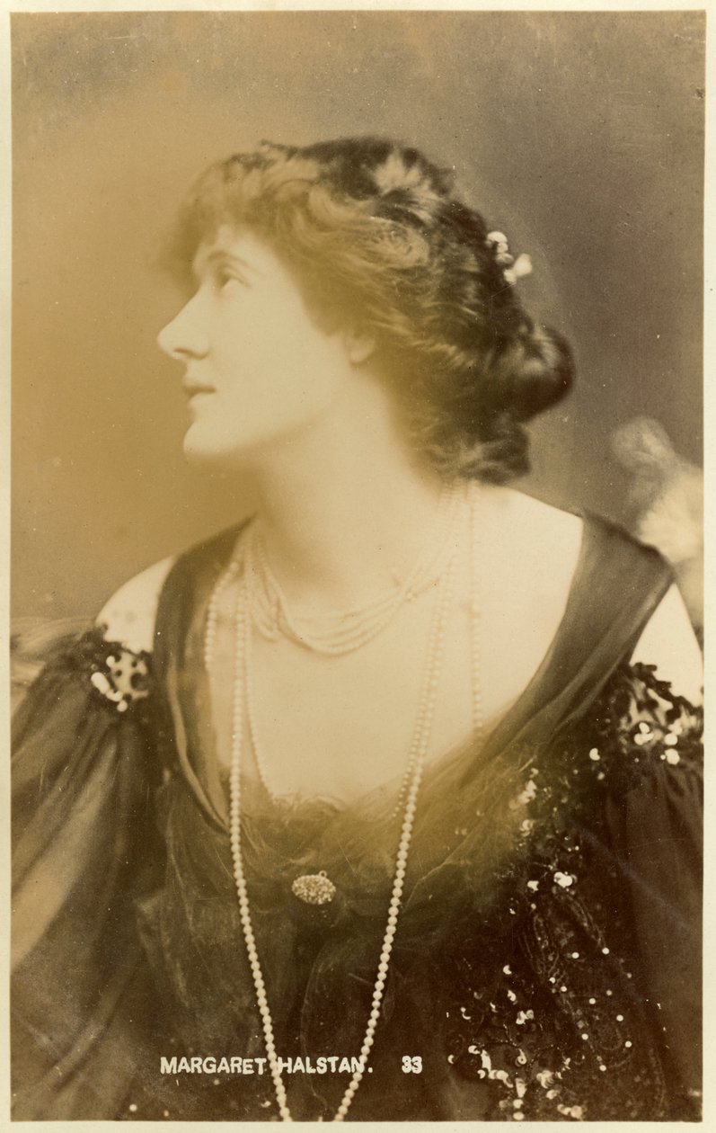 玛格丽特·哈尔斯坦（Margaret Halstan），英国女演员，1900年代 作者 不明