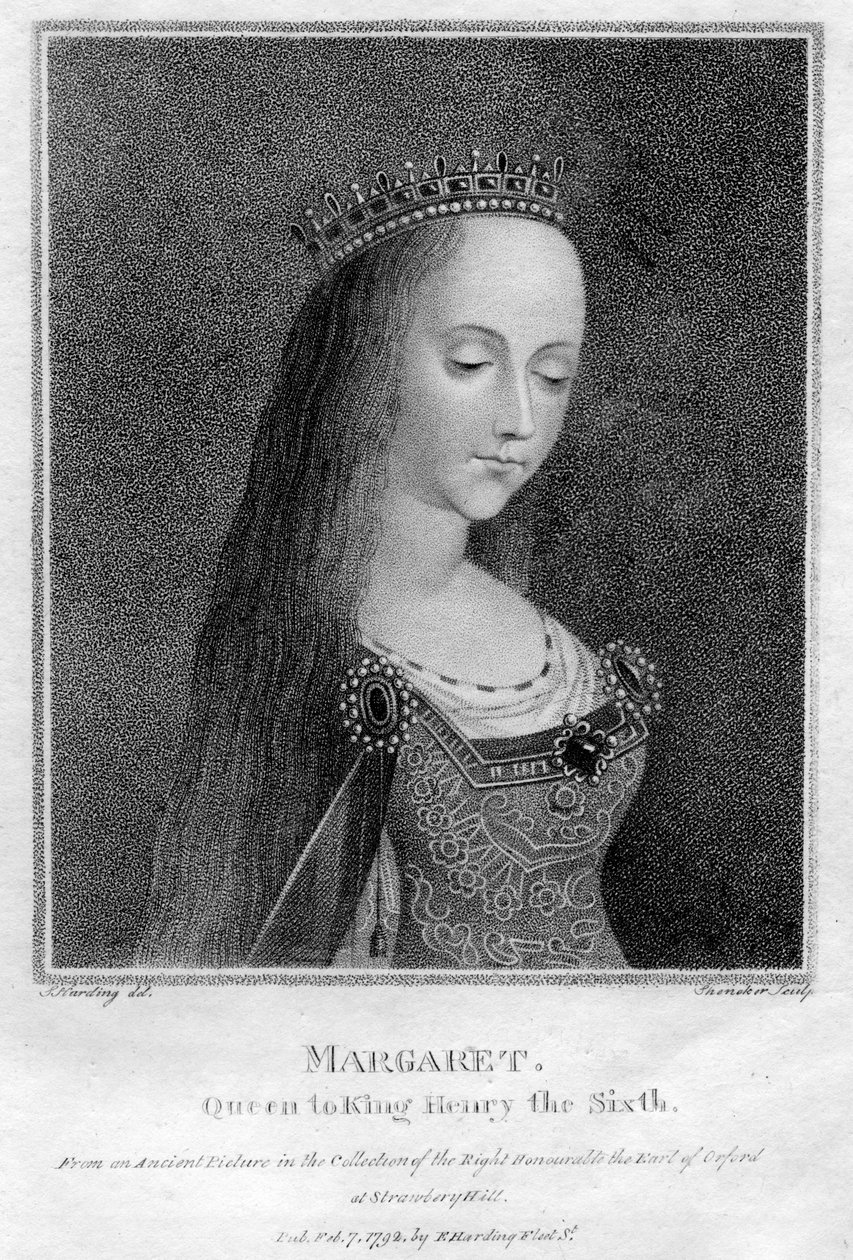 玛格丽特或安茹，女王妃或亨利六世，1792年 作者 不明