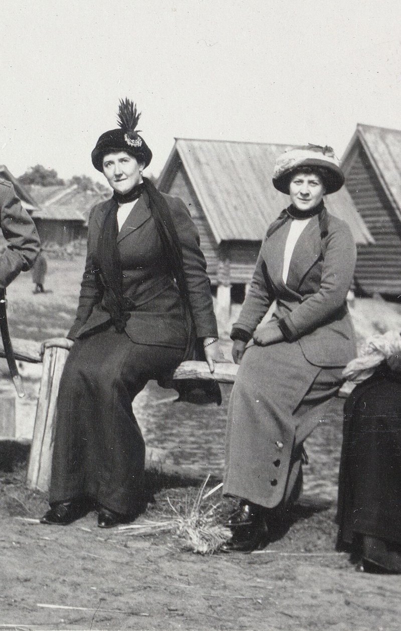 拉斯普丁右派秘书和朱莉娅·亚历山德罗夫娜·丹的秘书Maria Evgenyevna Golovina，1912-1913年 作者 不明