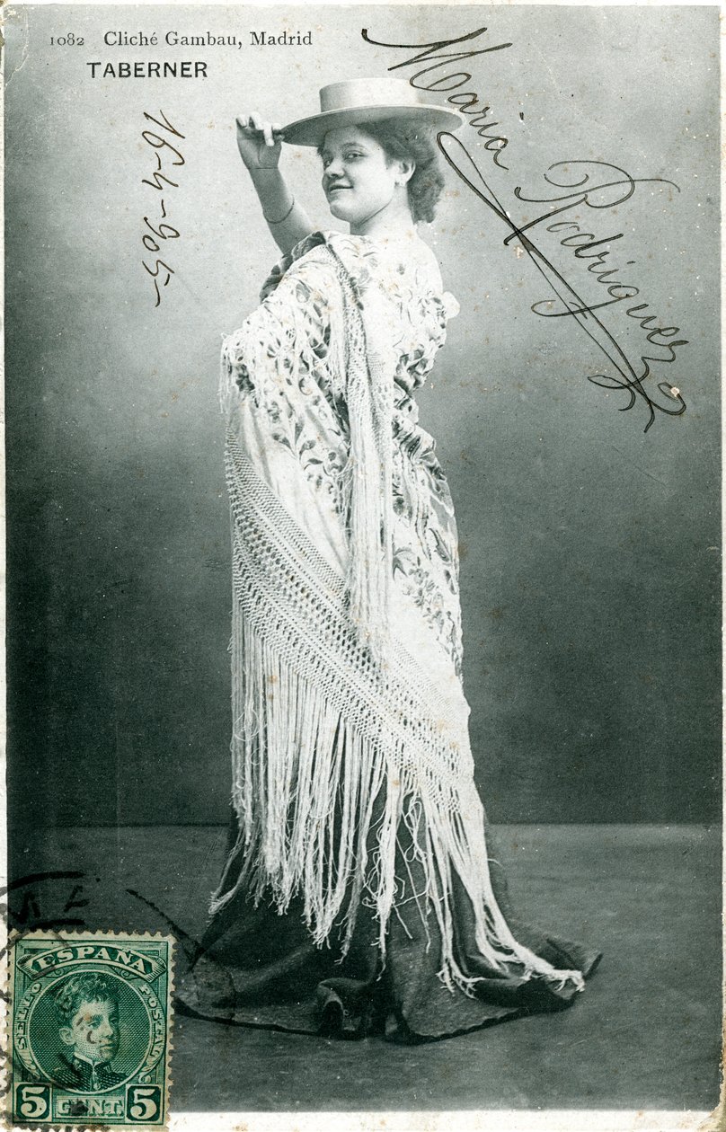 玛丽亚·罗德里格斯（Maria Rodriguez），西班牙女演员，1905年 作者 不明