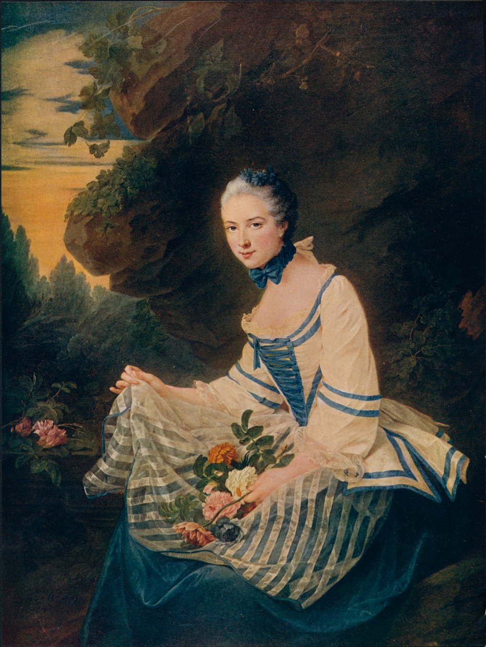 玛丽·路易丝·伊丽莎白·德·梅勒，索兰斯伯爵夫人，1742-1812年，1763年1906年 作者 不明
