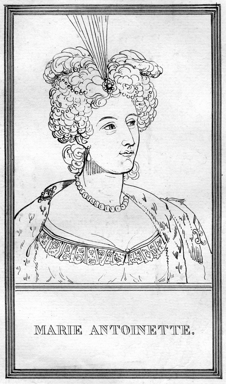 法国路易十六皇后玛丽·安托瓦内特（Marie Antoinette） 作者 不明