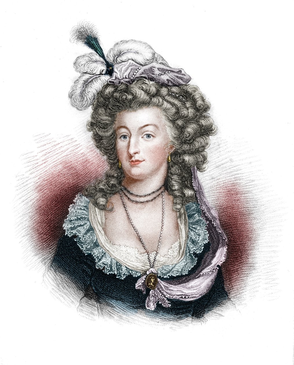 玛丽·安托瓦内特（Marie Antoinette），法国路易十六皇后，1843年 作者 不明