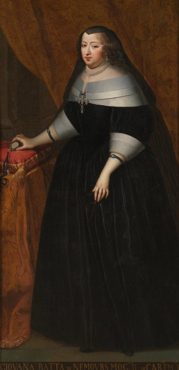 玛丽·珍妮·巴蒂斯特（Marie Jeanne Baptiste）1644-1724，萨沃伊公爵夫人 作者 不明
